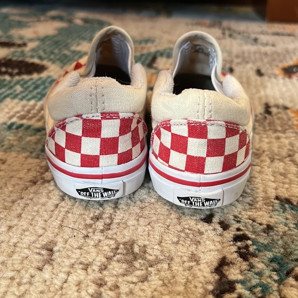 Red checked vans! EUC. TODDLER SIZE 5 - Picture 2 of 4